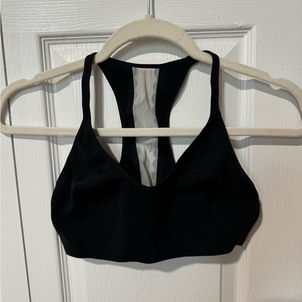 Black bralette.